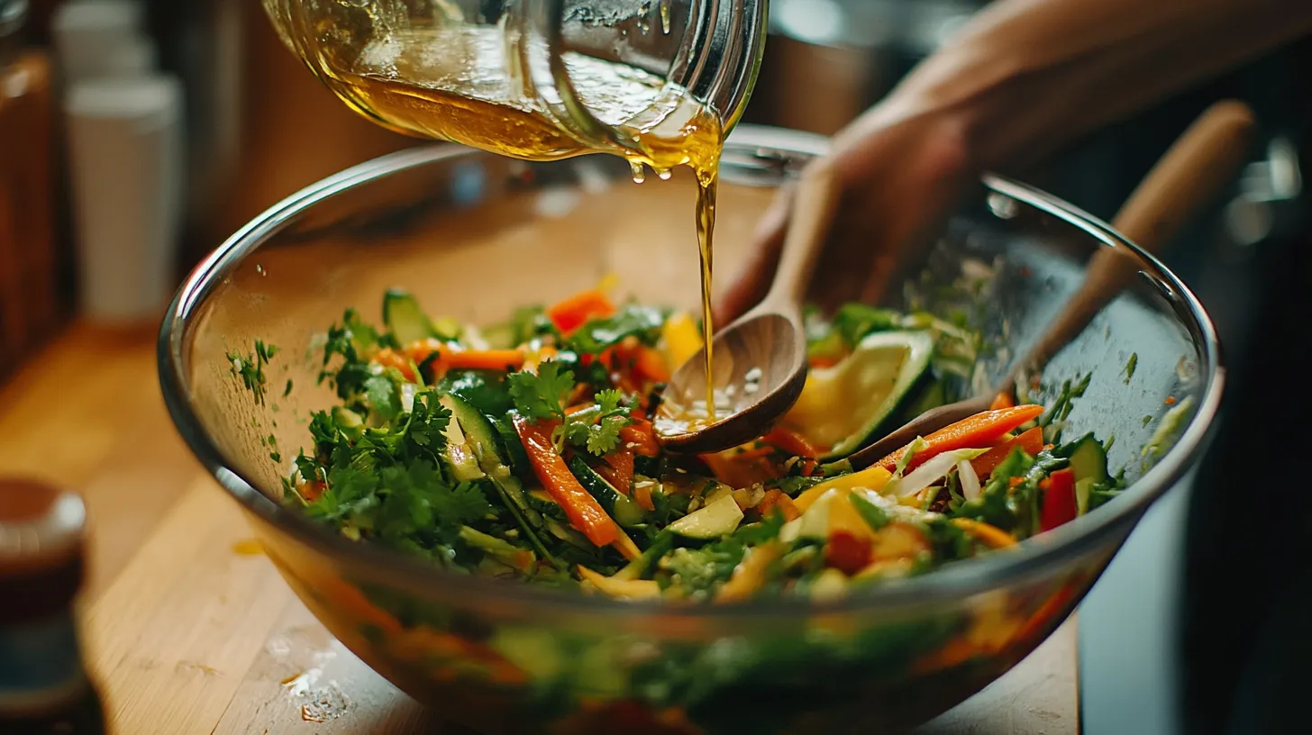 asian-salad-with-sesame-ginger-dressing-preparation