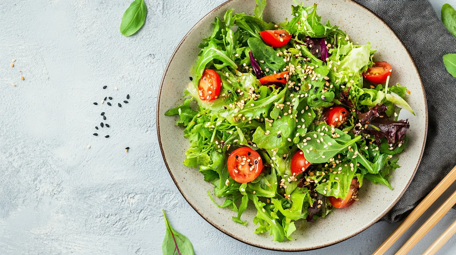 asian-salad-with-sesame-ginger-dressing-serving
