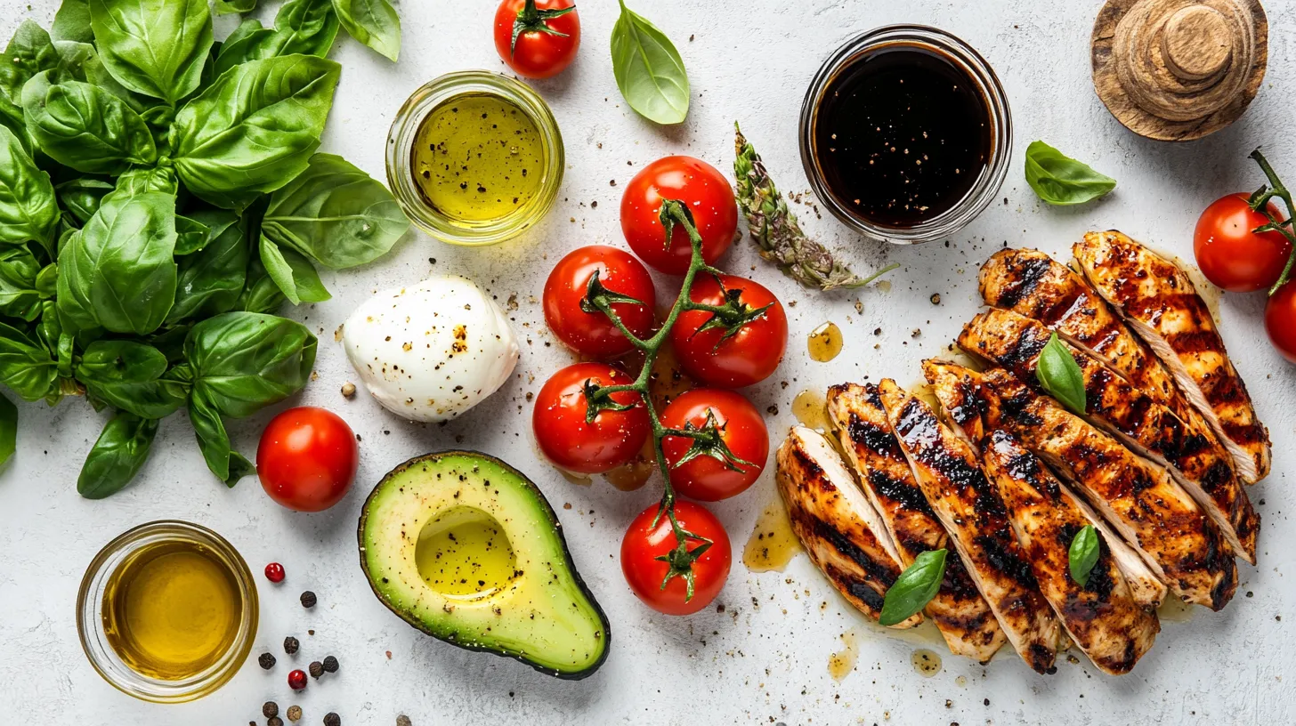 chicken-avocado-caprese-salad-ingredients