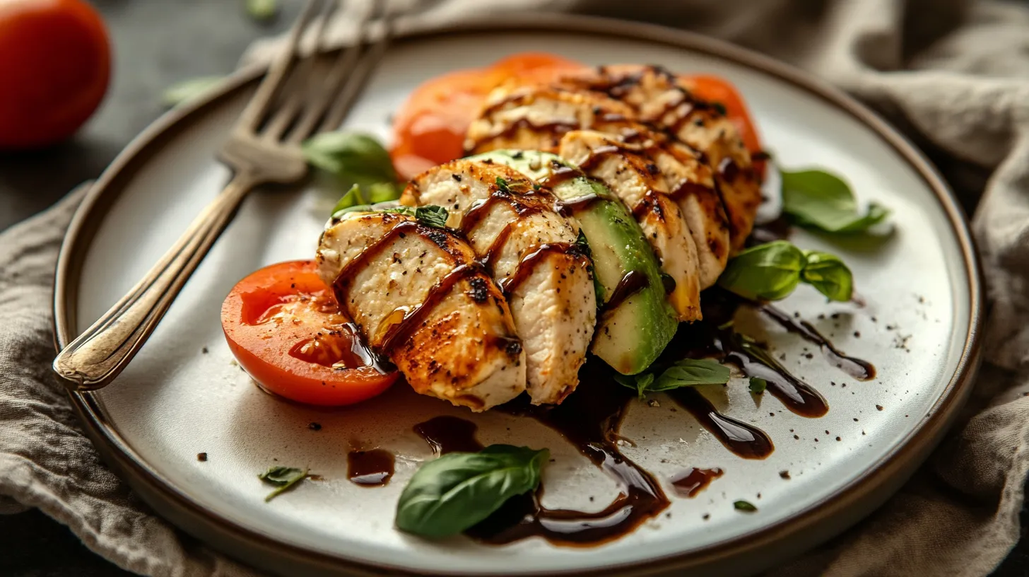 chicken-avocado-caprese-salad-serving