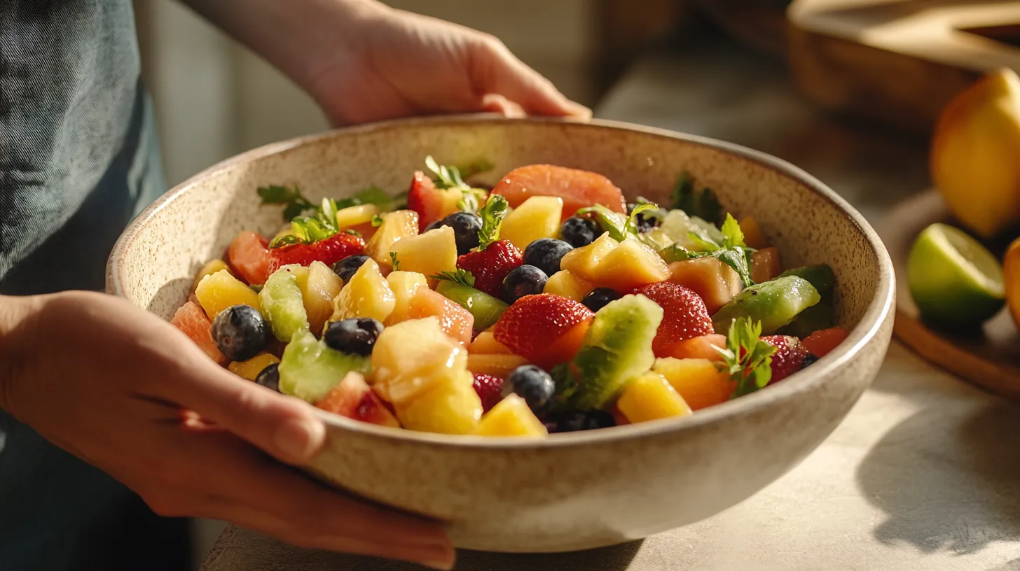 summer-fruit-salad-preparation