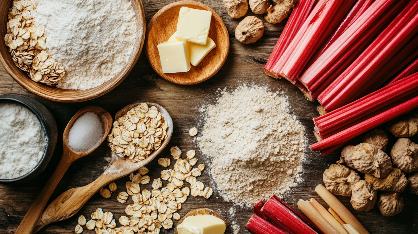 rhubarb-crisp-ingredients