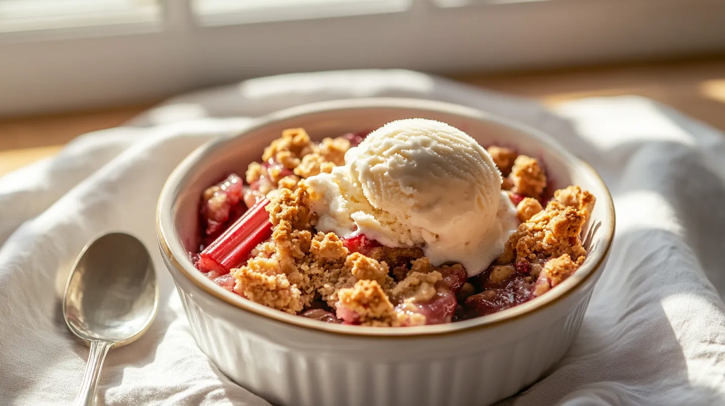 rhubarb-crisp-serving